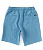Color:Aged Indigo - Image 2 - Big Boys 8-20 Understoned Elastic Waist 15#double; Outseam Hybrid Shorts