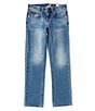 Color:Middle Broken Blue - Image 1 - Big Boys 8-20 Vorta Straight-Fit Denim Jeans