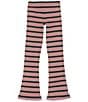 Color:Vintage Black Stipe - Image 2 - Big Girls 7-16 Nite Flite Pants