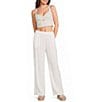 Volcom Bow Chicka V-Neck Ruched Cropped Tank - Image 3
