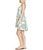 Color:Seaglass - Image 3 - Coco Ho Tiered Floral Print Mini Dress