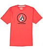 Color:Red - Image 1 - Crisp Stone Basic Fit Graphic Short-Sleeve T-Shirt