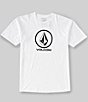 Color:White - Image 1 - Crisp Stone Basic Fit Graphic Short-Sleeve T-Shirt