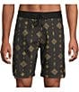 Volcom Desert Dobby Stoney 19#double; Outseam Swim Trunks, Color:Black - Image 1