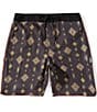 Volcom Desert Dobby Stoney 19#double; Outseam Swim Trunks, Color:Black - Image 3