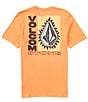 Color:Turbo Orange - Image 1 - Flamed Short Sleeve T-Shirt