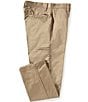 Volcom Flat Front Chino Pants, Color:Dark Khaki - Image 1