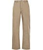 Volcom Flat Front Chino Pants, Color:Dark Khaki - Image 2