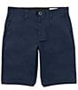 Volcom Frickin Modern Stretch Chino 21#double; Outseam Shorts, Color:Navy Dark - Image 1