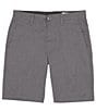 Color:Charcoal Heather - Image 1 - Frickin Modern Stretch Chino 21#double; Outseam Shorts