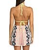 Volcom Funtastical Mixed Media Printed Gauze Shorts, Color:Multi - Image 2