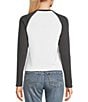 Volcom Giving In Raglan Long Sleeve Shirt, Color:Vintage Black - Image 2