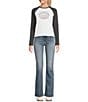 Volcom Giving In Raglan Long Sleeve Shirt, Color:Vintage Black - Image 3