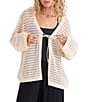 Volcom Go Go Tie Front Open Knit Cardigan - Image 1