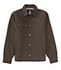 Color:Wren - Image 1 - Larkin Long-Sleeve Boxy-Fit Overshirt Jacket