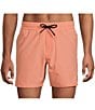 Volcom Lido Solid 17#double; Outseam Swim Trunks, Color:Peach Fuzz - Image 1