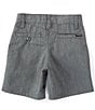 Color:Charcoal Heather - Image 2 - Little Boys 2T-7 Chino Shorts