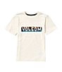 Color:Off White Heather - Image 1 - Little Boys 2T-7 Short Sleeve Grass Pass T-Shirt