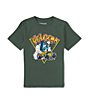 Color:Fir Green - Image 1 - Little Boys 2T-7 Short Sleeve Hot Rodder T-Shirt