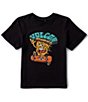 Volcom Little Boys 2T-7 Short Sleeve Pizza Power T-Shirt, Color:Black - Image 1