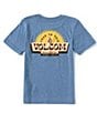 Color:Stone Blue Heather - Image 1 - Little Boys 2T-7 Short Sleeve Shaped Up T-Shirt