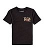 Color:Black - Image 2 - Little Boys 2T-7 Short Sleeve VIZ Fray T-Shirt