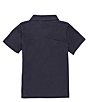 Color:Navy - Image 2 - Little Boys 2T-7 Short-Sleeve Wowzer Polo Shirt