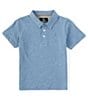 Color:Stone Blue - Image 1 - Little Boys 2T-7 Short-Sleeve Wowzer Polo Shirt