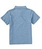 Color:Stone Blue - Image 2 - Little Boys 2T-7 Short-Sleeve Wowzer Polo Shirt