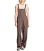 Volcom Lived In Sleeveless Jumpsuit, Color:Black/Plum - Image 1