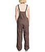 Volcom Lived In Sleeveless Jumpsuit, Color:Black/Plum - Image 2