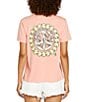 Color:Reef Pink - Image 1 - Lock It Up Graphic T-Shirt