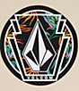 Volcom Melting Short Sleeve T-Shirt, Color:Off White Heather - Image 2