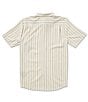 Volcom Rambler Stripe Short Sleeve Woven Shirt, Color:Dirty White - Image 2