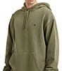 Volcom Single Stone Pullover Hoodie, Color:Dark Olive - Image 3