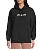 Volcom Stone Art Up Long Sleeve Brushed Back Fleece Hoodie, Color:Black - Image 2