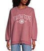 Volcom Stone Long Sleeve Brushed Fleece Sweatshirt, Color:Vintage Brown - Image 1