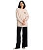 Volcom Stone Magic Raglan Sleeve Brushed-Back Fleece Boyfriend Sweatshirt, Color:Khaki - Image 4