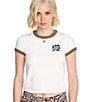 Volcom Stoney Time Short Sleeve Ringer T-Shirt, Color:Star White - Image 5
