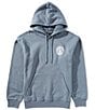 Volcom Volstoned Long Sleeve Brushed Fleece Hoodie, Color:Blue Wash - Image 2