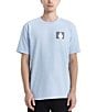 Volcom Wavy Train Short Sleeve T-Shirt, Color:Pastel Blue - Image 2
