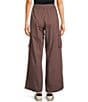 Volcom Wide Leg Loose Lived In Beach Pants, Color:Black Plum - Image 2