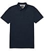 Volcom Wowzer Modern Fit Short Sleeve Polo Shirt, Color:Navy - Image 1