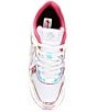 Color:Iridescent - Image 5 - Deva Leather Iridescent Lace-Up Sneakers