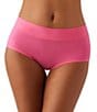 Color:Hot Pink - Image 1 - At Ease Elastic-Free Brief Panty