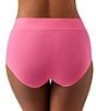 Color:Hot Pink - Image 2 - At Ease Elastic-Free Brief Panty