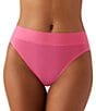 Color:Hot Pink - Image 1 - At Ease High-Cut Microfiber Panty
