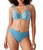 Color:Adriatic Blue - Image 4 - Awareness Seamless U-Back Underwire Bra