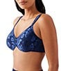 Wacoal Awareness Seamless U-Back Underwire Bra, Color:Blue Depths - Image 3