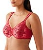 Wacoal Awareness Seamless U-Back Underwire Bra, Color:Equestrian Red - Image 3